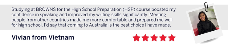 BROWNS HSP Testimonial