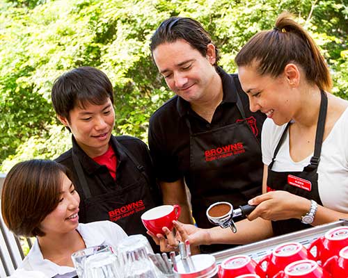 Barista@BROWNS English Language School